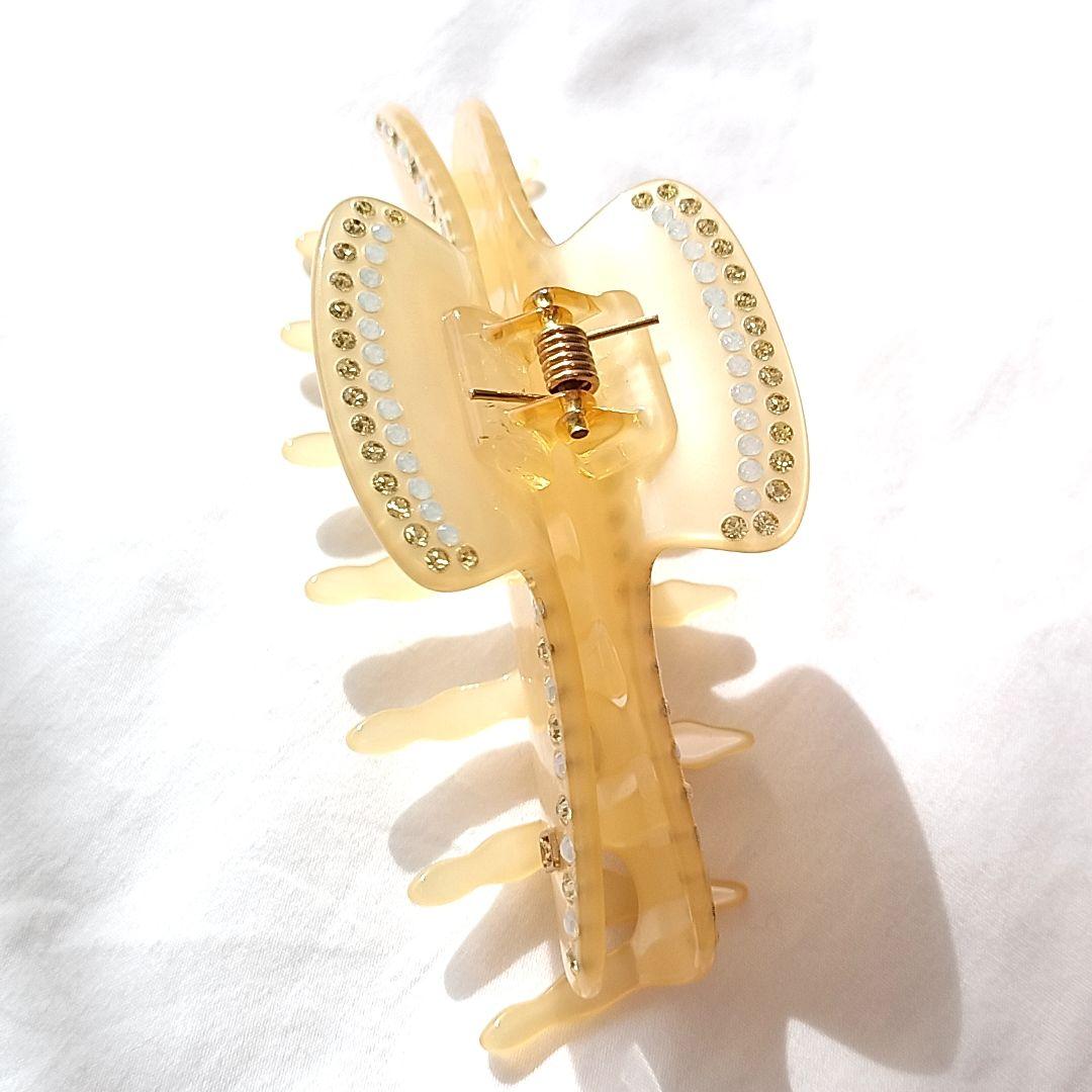 ALEXANDRE DE PARIS ヘアクリップ Lサイズ バレッタ ストーン