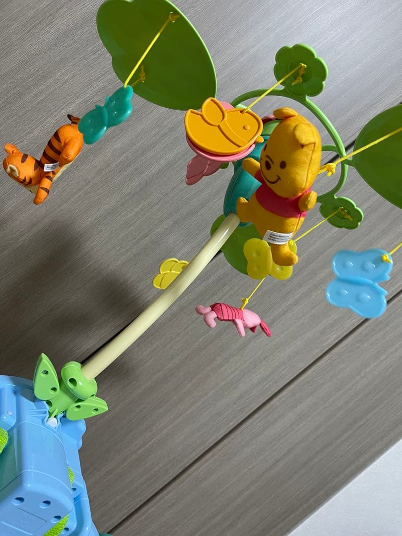 ◆美品◆くまのプーさん えらべる回転6WAY ジムにへんしんメリー プーメリー