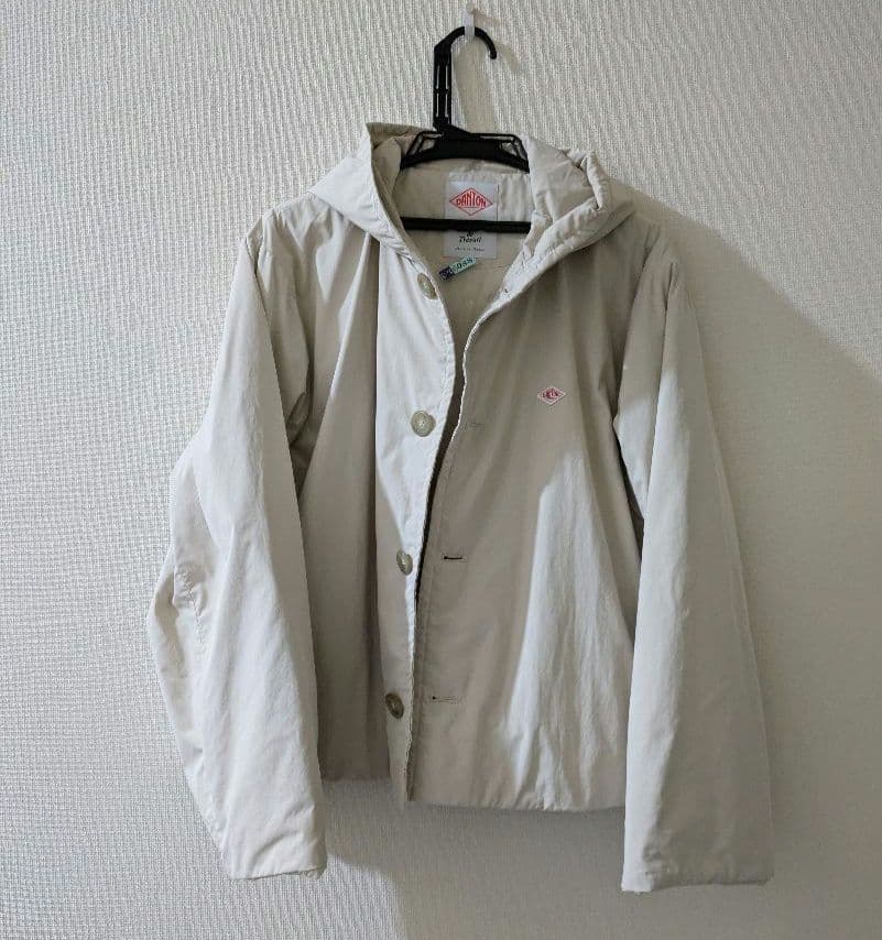 ダントン ピーチタフタ インサレーション フードワイドジャケット