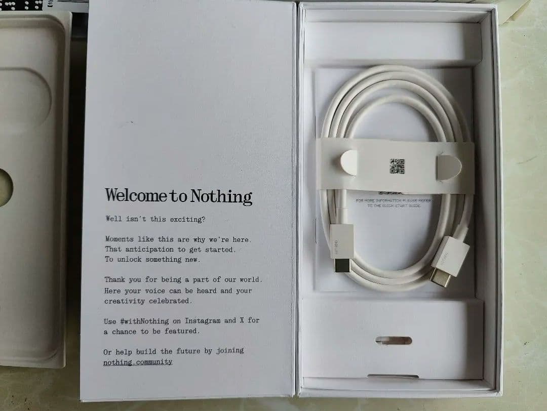 美品Nothing Phone (3a) ホワイト 付属品アクセサリー付