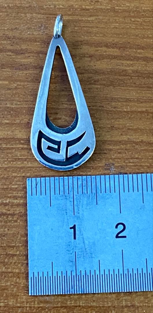 ホピ族　シルバーペンダントトップ　インディアンジュエリー　中古品