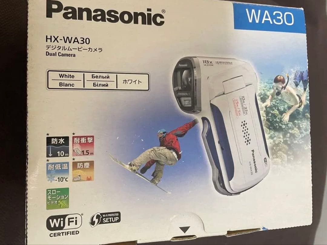 Panasonic HX-WA30 ビデオカメラ本体　ホワイト