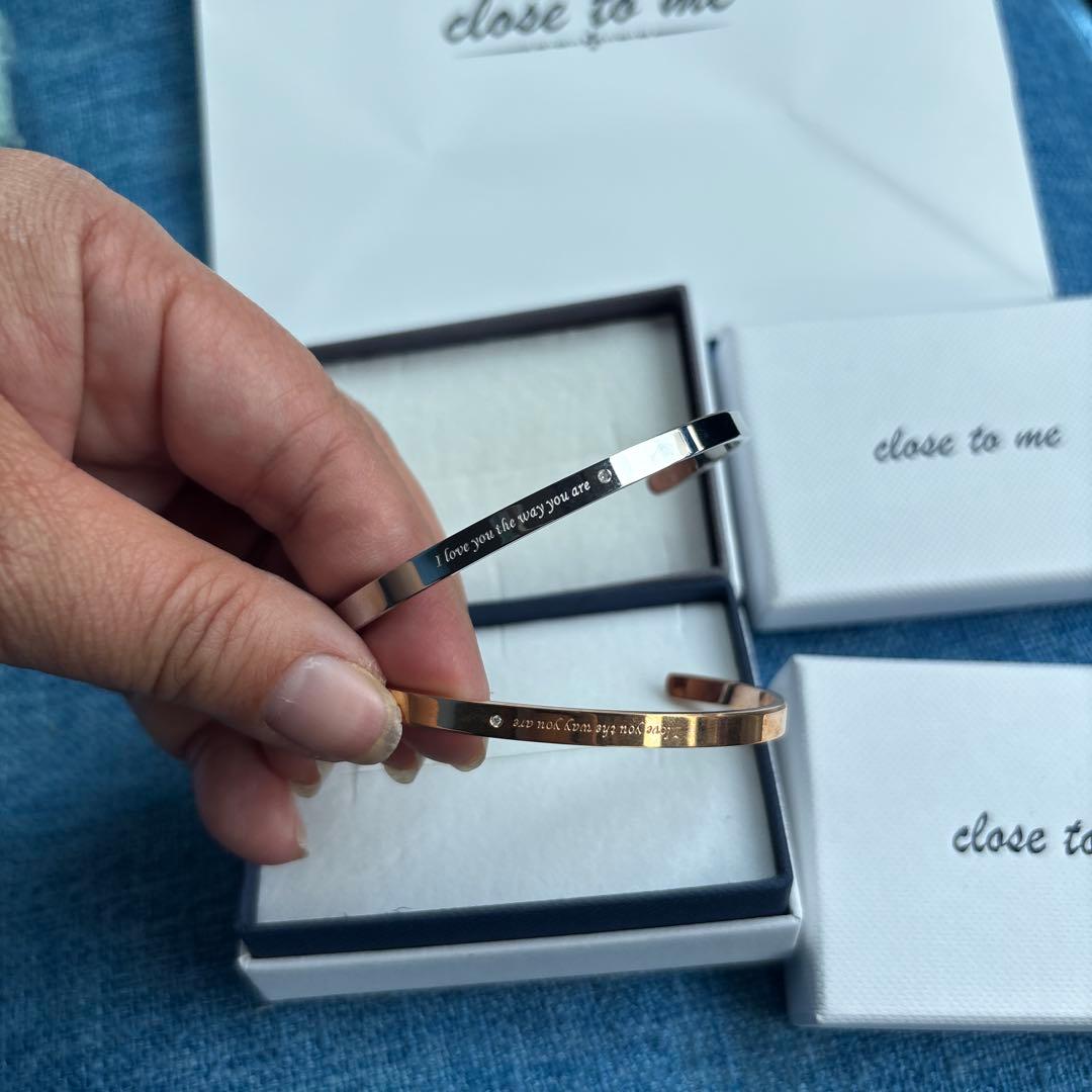 新品未使用★close to me ゴールドバングルペアバングル2点セット