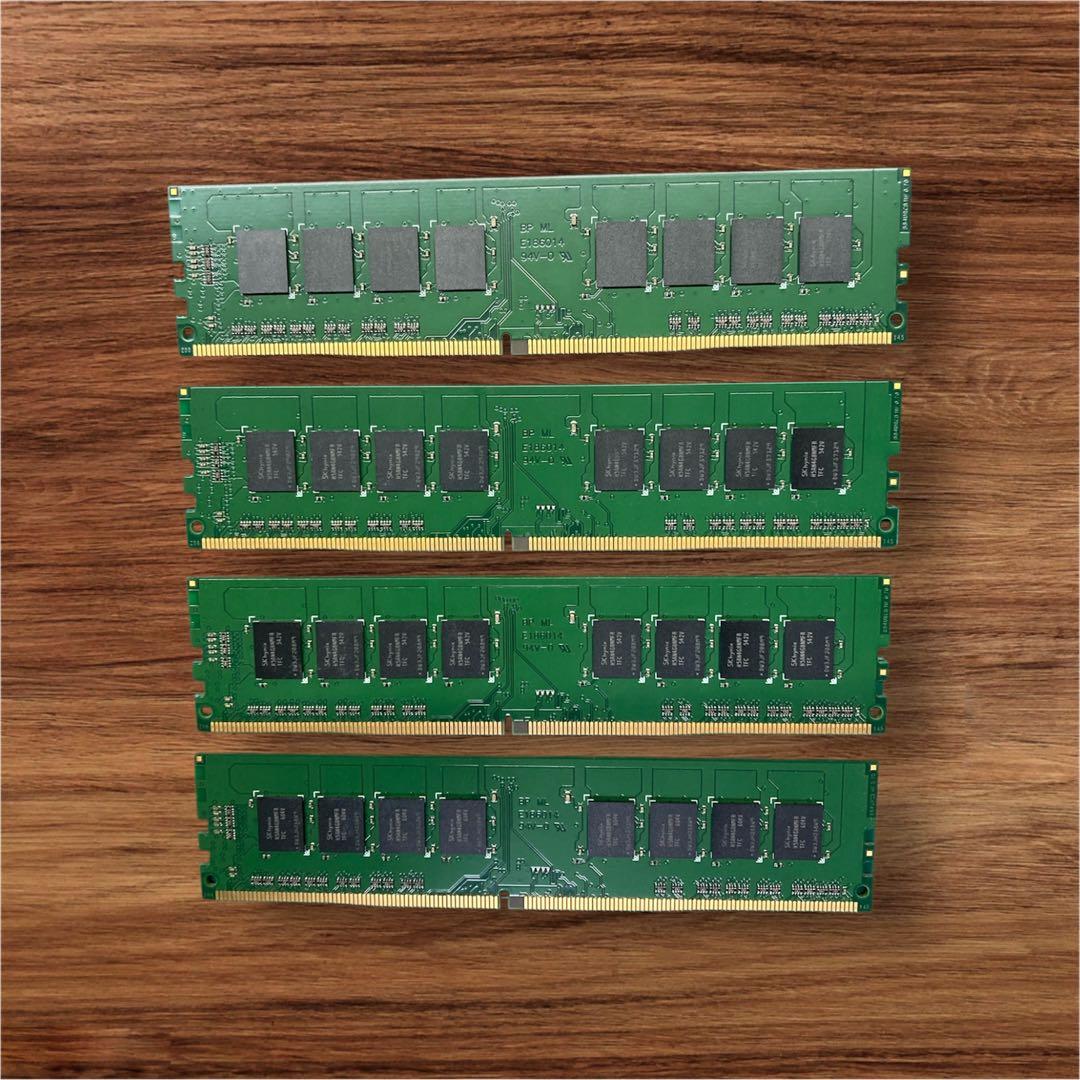 4枚差Memtest済 ADATA 8GB×4枚 計32GB DDR4-2133