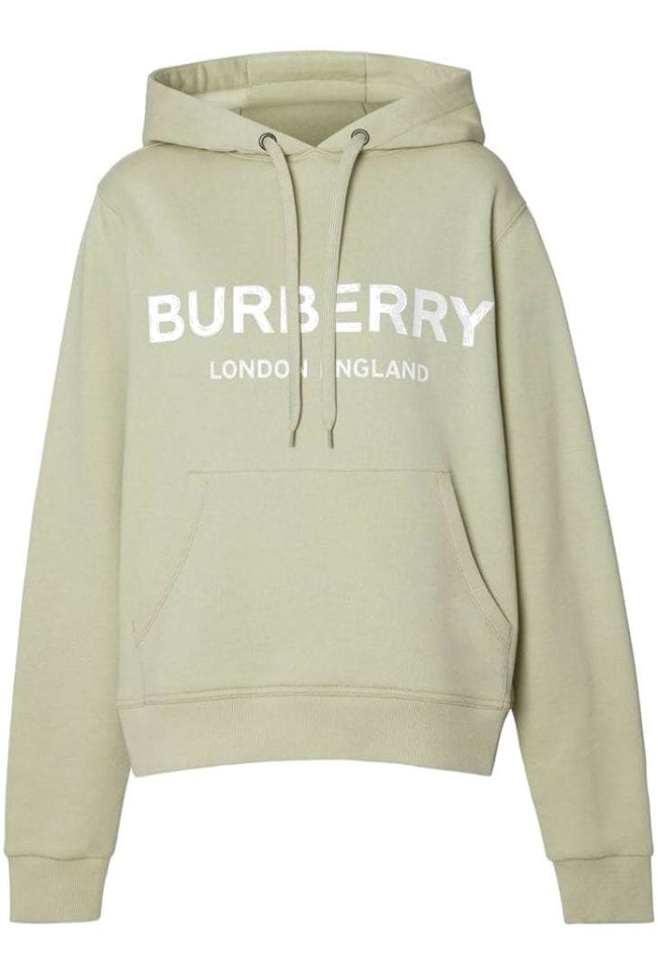 BURBERRY フード付きパーカー ライトグリーン