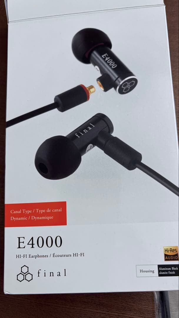 final E4000 有線イヤホン