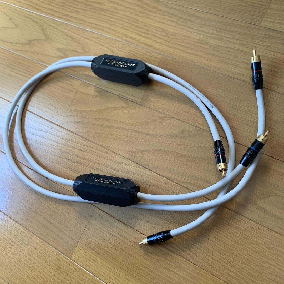 米国TRANS PARENT music link RCA1.0m 中古品③