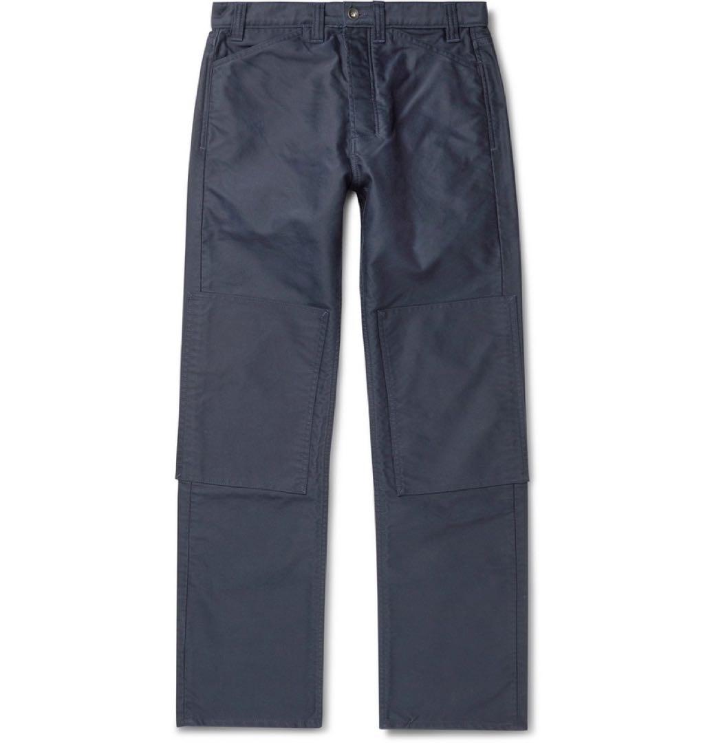 未使用 l.e.j London Indigo Dyed trousers