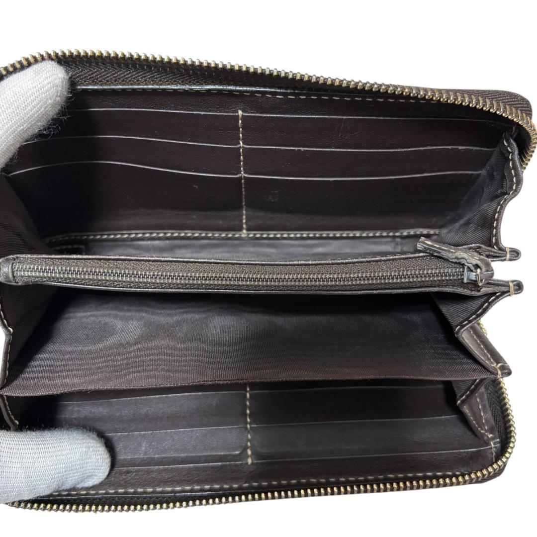 GUCCI グッチ GGキャンバス ラブリーハート ラウンドジップ 長財布