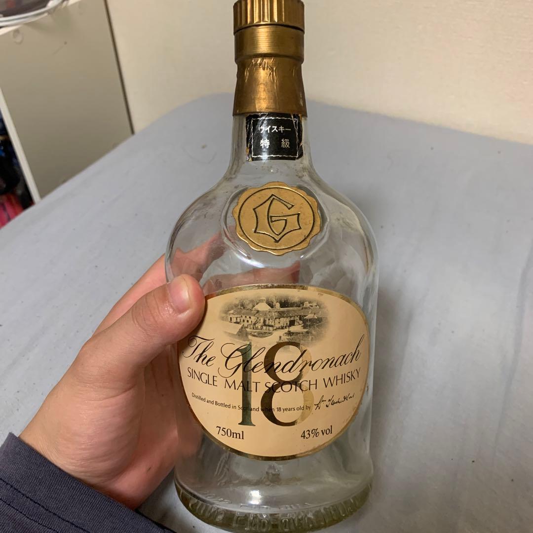 グレンドロナック18年　空き瓶　箱付き