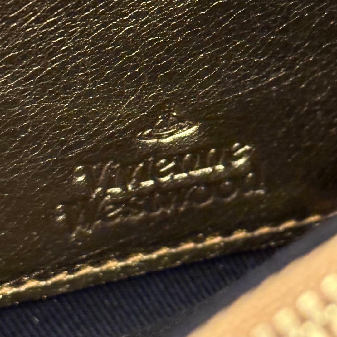 【箱付未使用品】ヴィヴィアンウエストウッド ラウンドファスナー 長財布 ゴールド