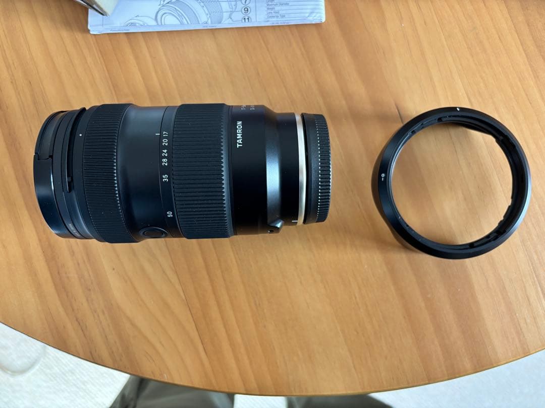 TAMRON 17-50mm F/4 Di III VXD フィルター付き
