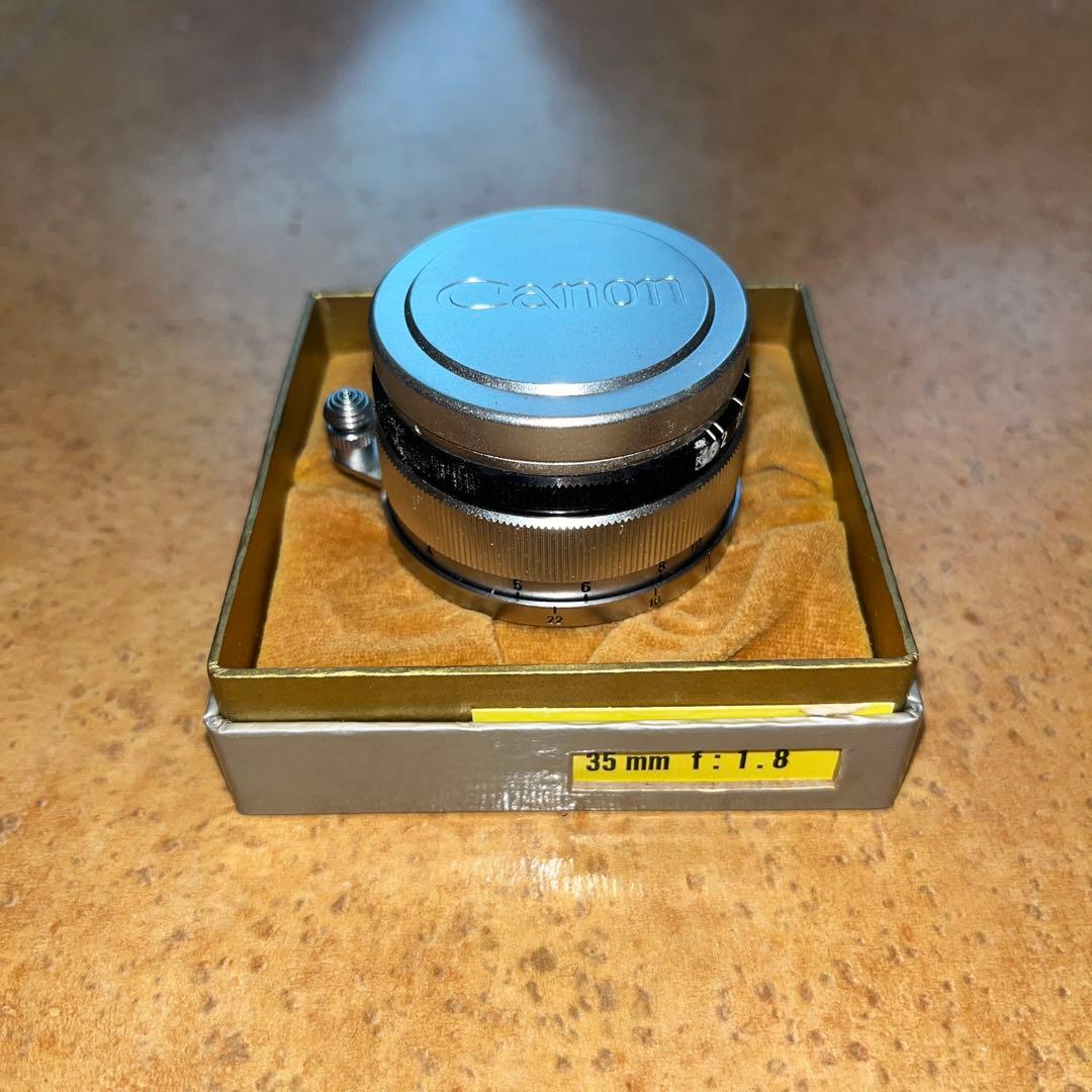 Canon レンズ　レンジファインダー　35mm f:1.8