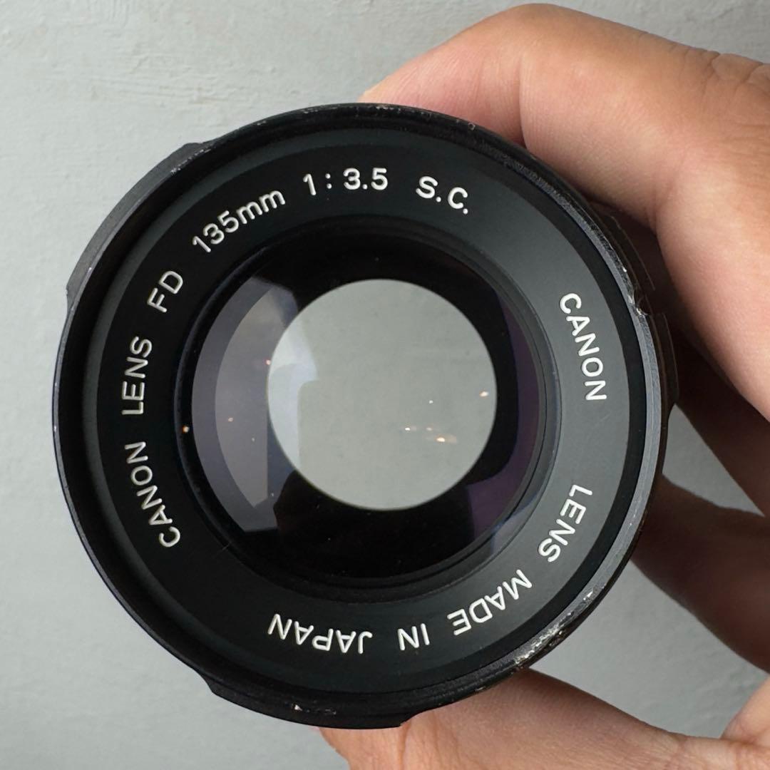 フィルム実写済み　Canon F-1 前期　レンズ5本セット