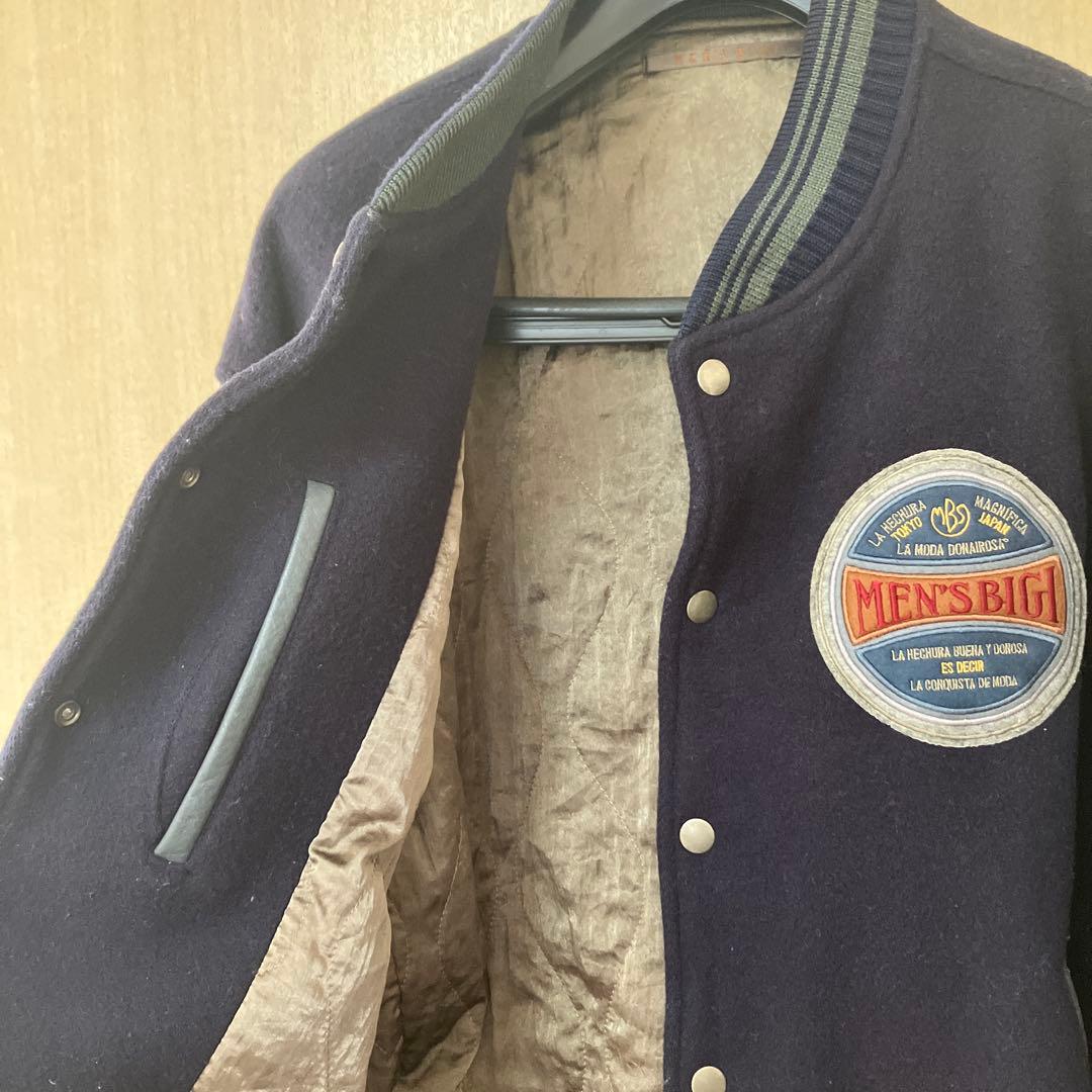 D*g様 【希少】80年代　MEN'S BIGI スタジャン ネイビー/グレー