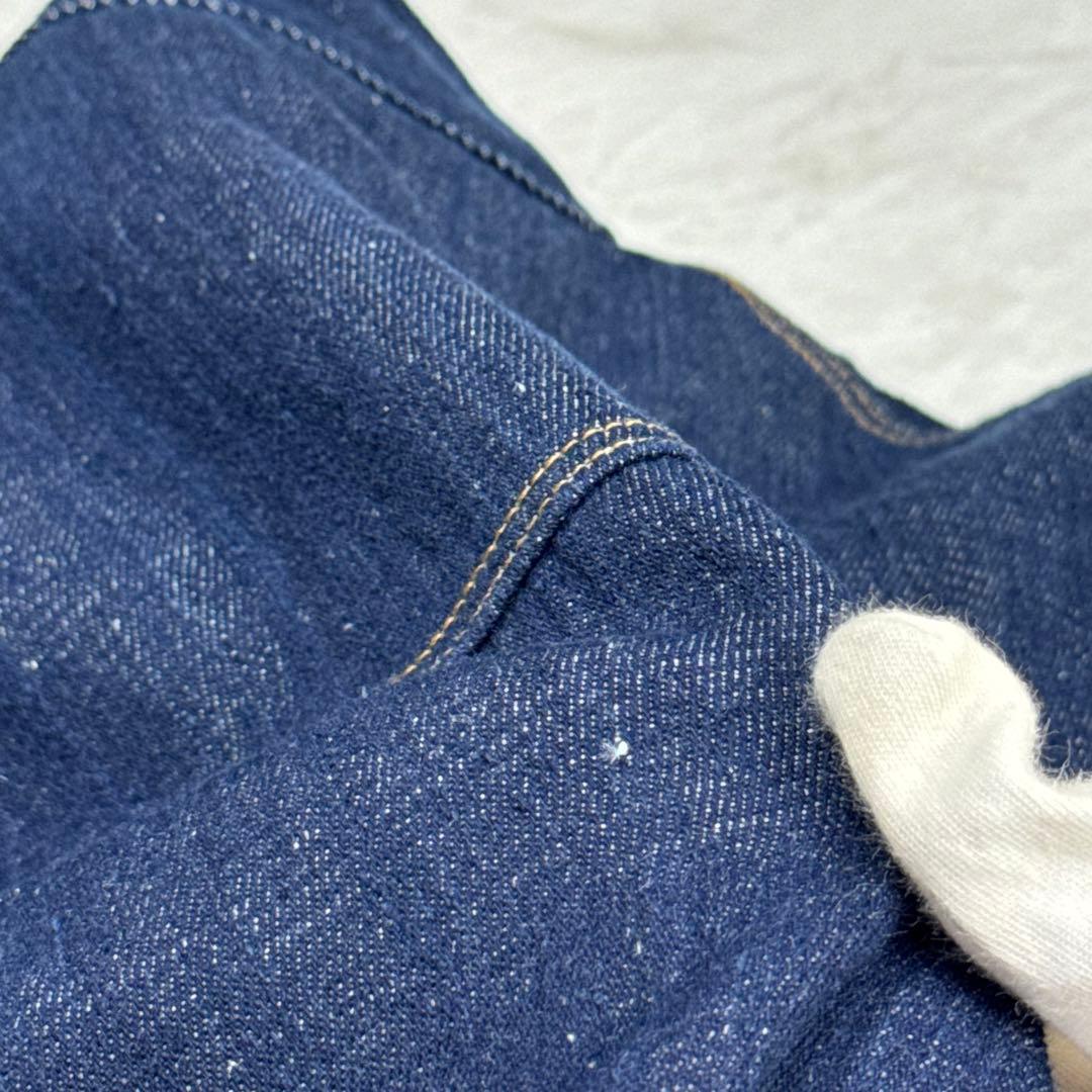 美品 45R インドカディデニムの908ライダースジャケット 中綿 サイズ2