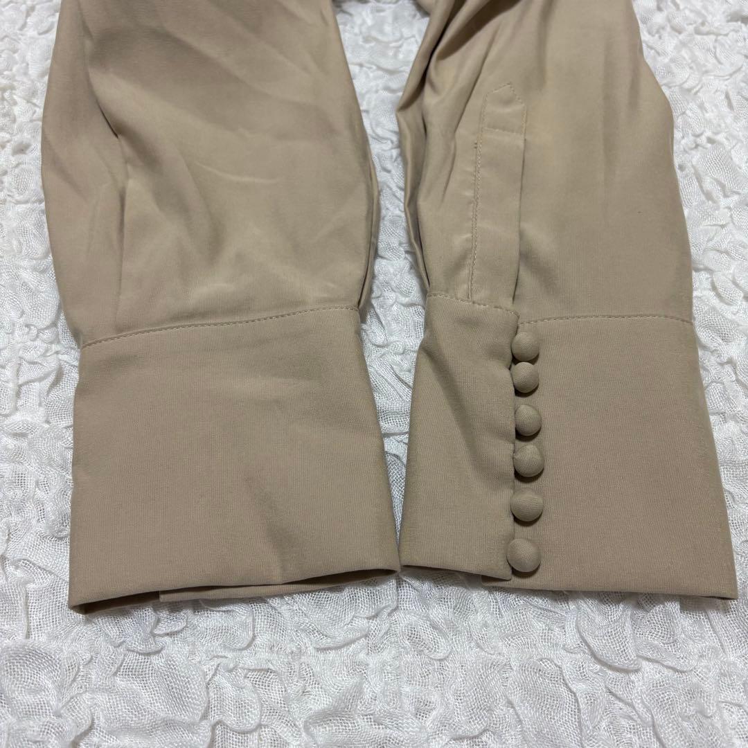 美品✨ジェンヌ　完売品　クラシックリッチフレアワンピース　カシュクール　M