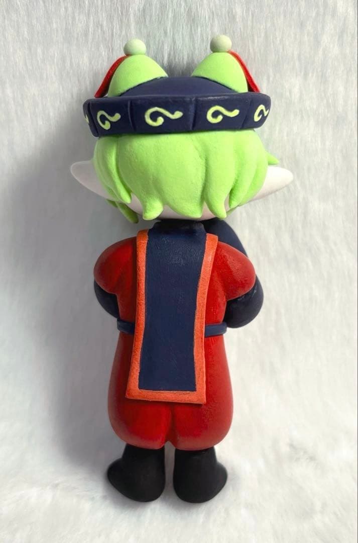 粘土フィギュア　ハンドメイド　キョンシー 蓄光