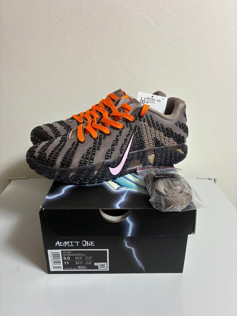超美品 Nike JA 3 EP シューズ 27.5cm