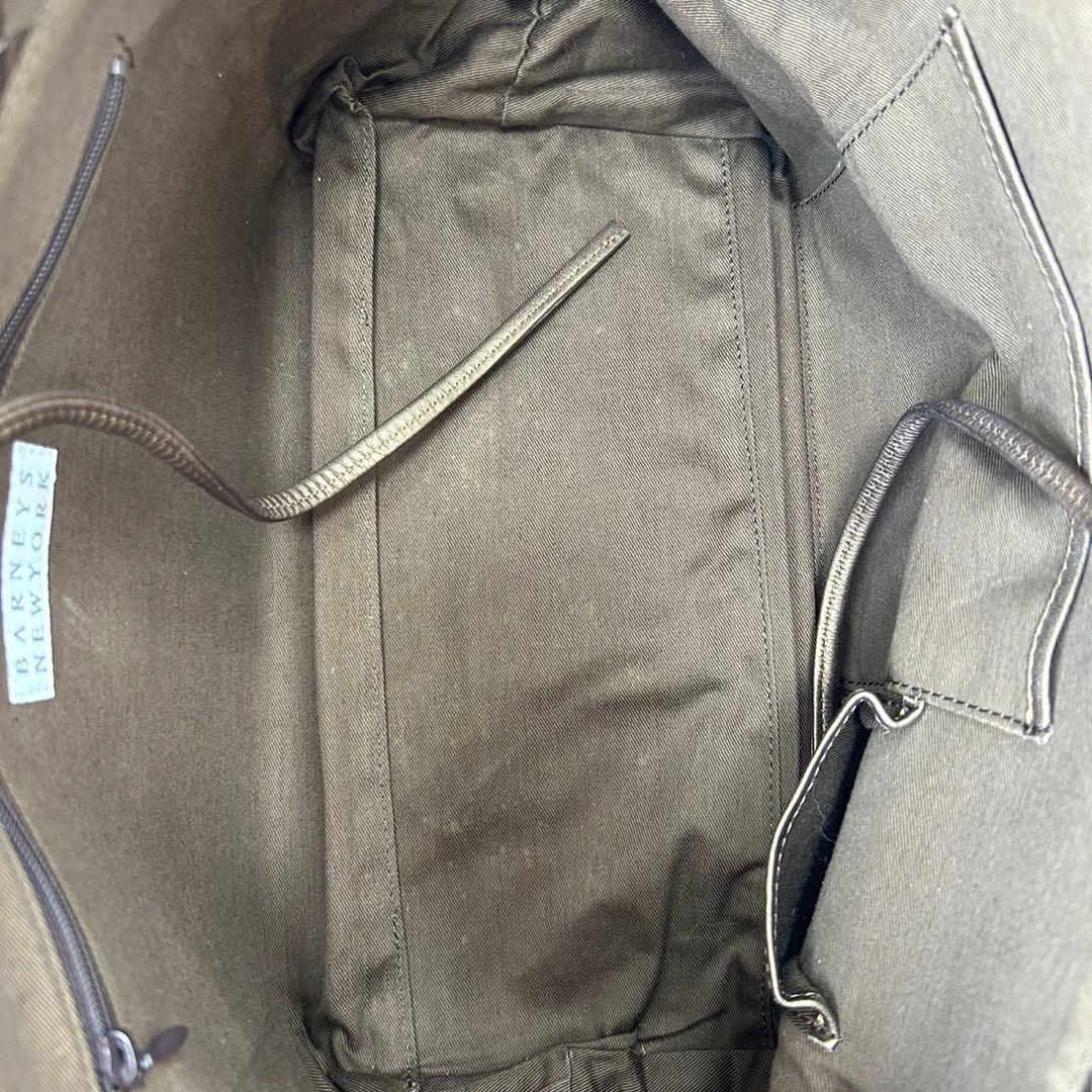 【極美品】バーニーズ ニューヨーク トートバッグ レザー 肩掛け ブロンズ