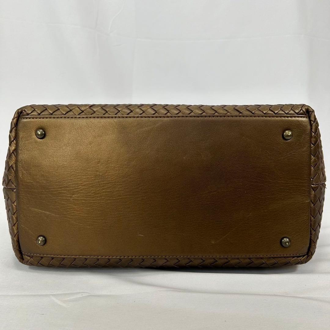 【極美品】バーニーズ ニューヨーク トートバッグ レザー 肩掛け ブロンズ