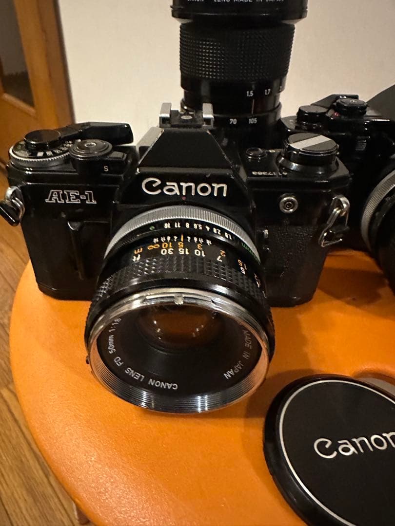 Canon A-1/AE-1黒＋100mm50mm他3本セット