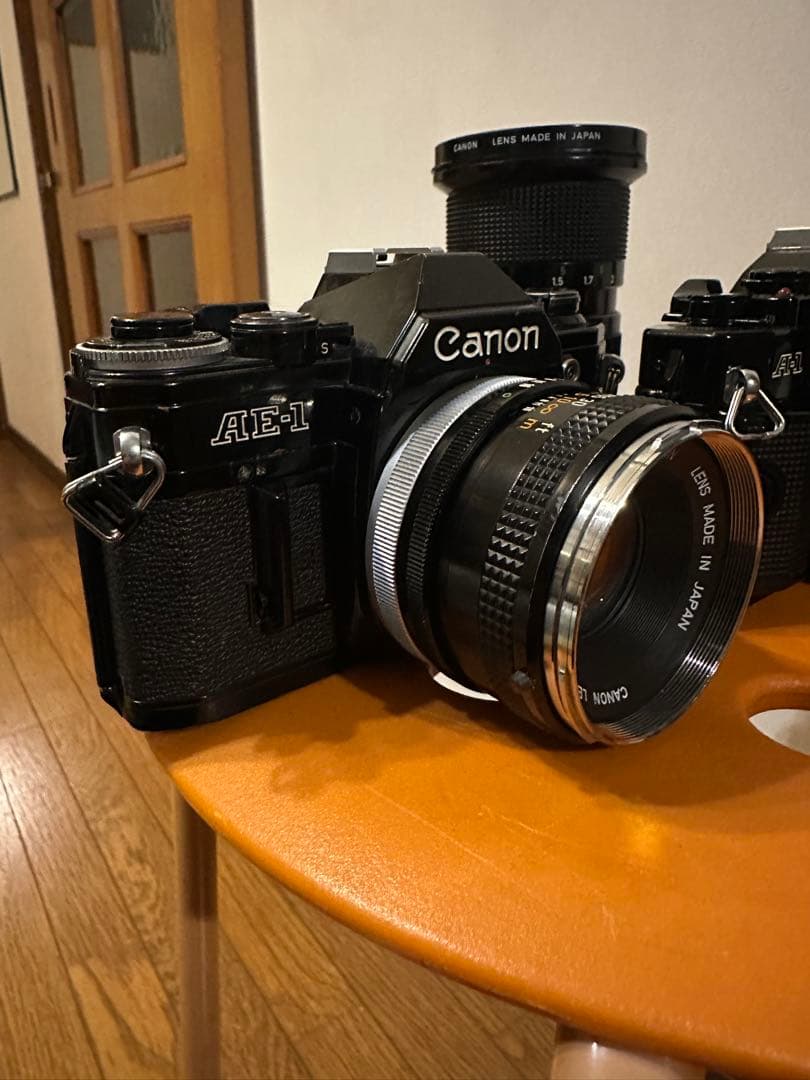 Canon A-1/AE-1黒＋100mm50mm他3本セット