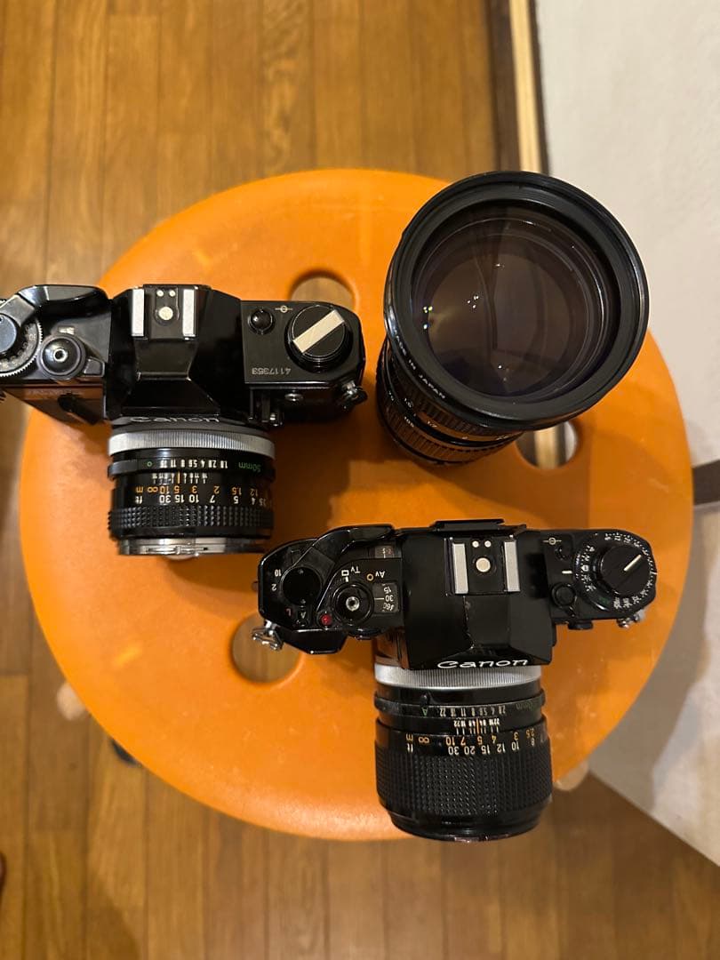 Canon A-1/AE-1黒＋100mm50mm他3本セット