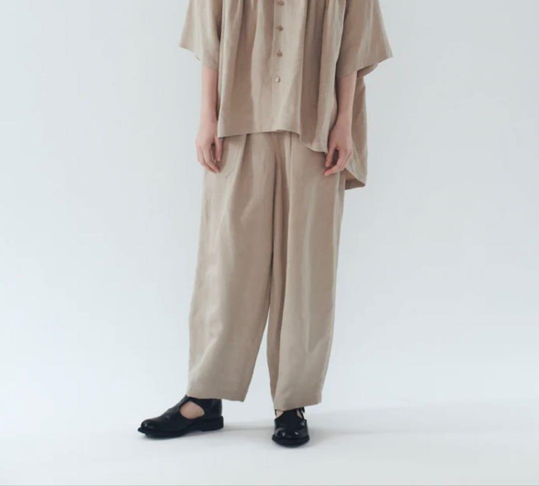 OTOAAオトアー レーヨンリネンバルーンパンツ