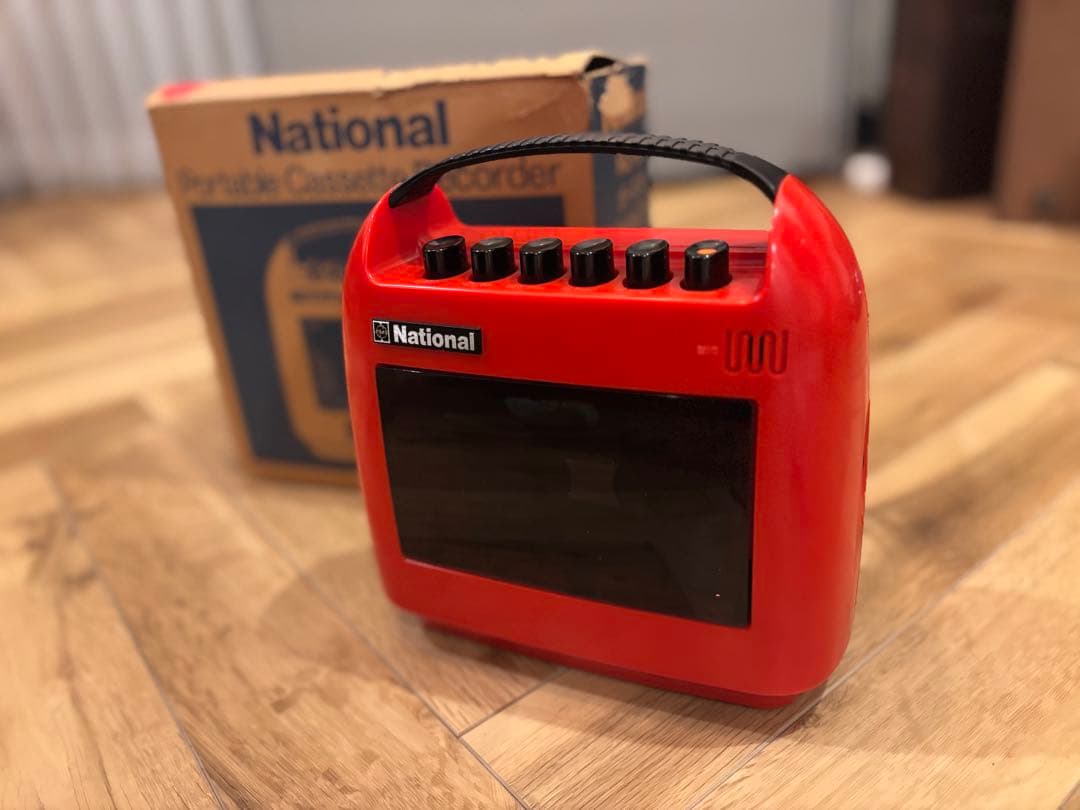 昭和レトロ National かぺっと RQ-304 実働 箱 説明書等付き