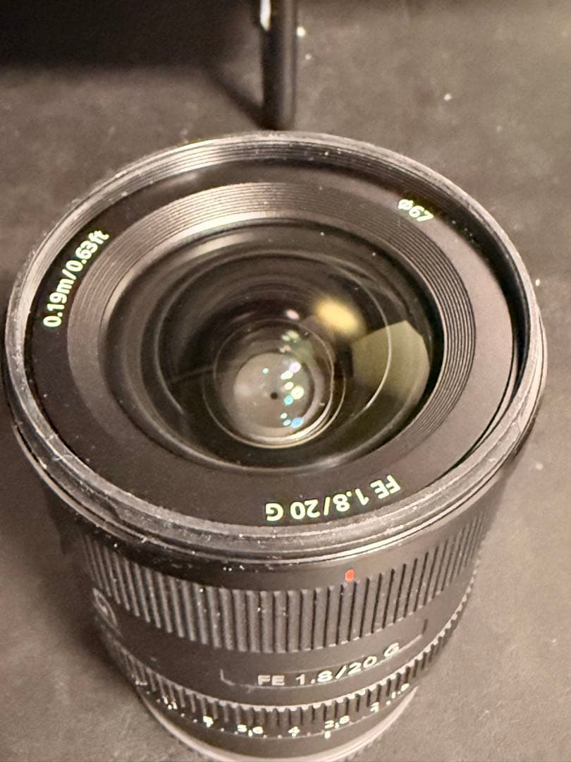 Sony 20mm f1.8 gレンズ