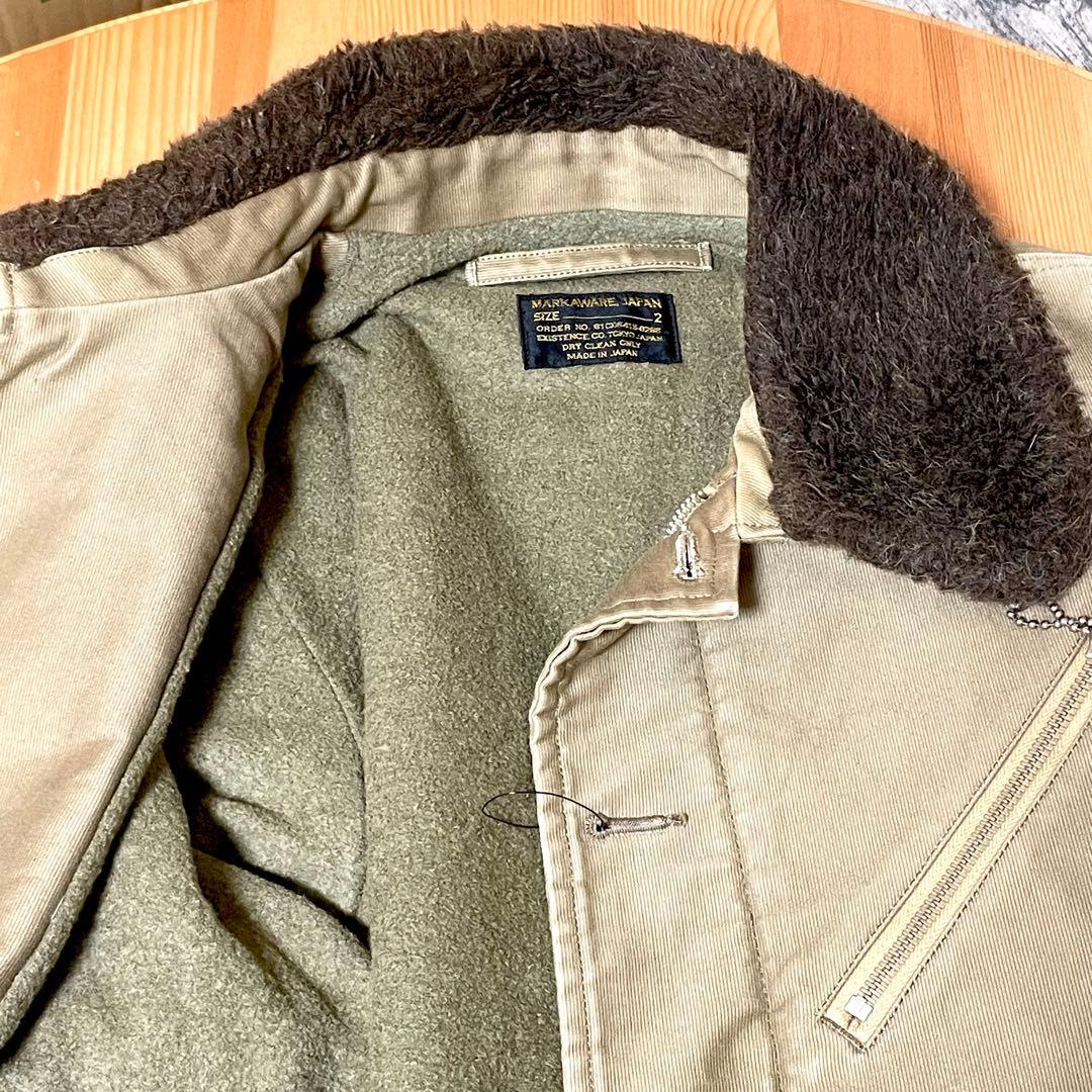 MARKAWARE⭐︎N1デッキジャケット/タンカースジャケット 2 M カーキ