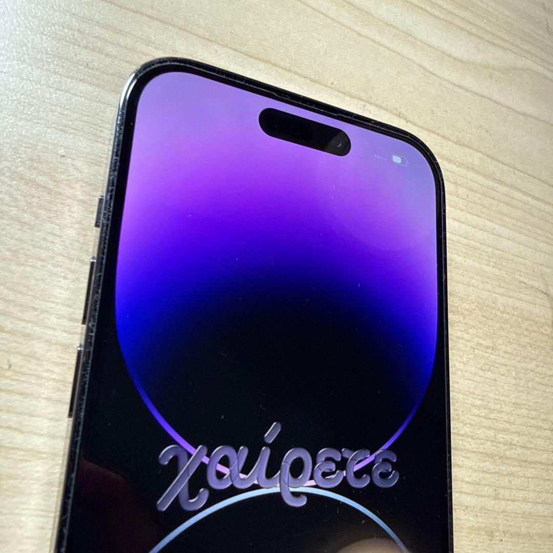 美品 Apple iPhone 14 Pro ディープパープル 128GB