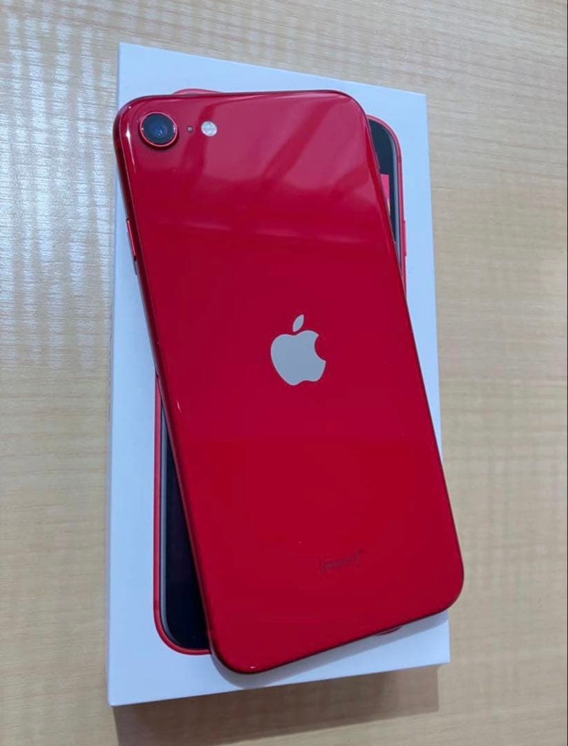 美品iPhoneSE第2世代(SE2)64GBレッドSIMフリ