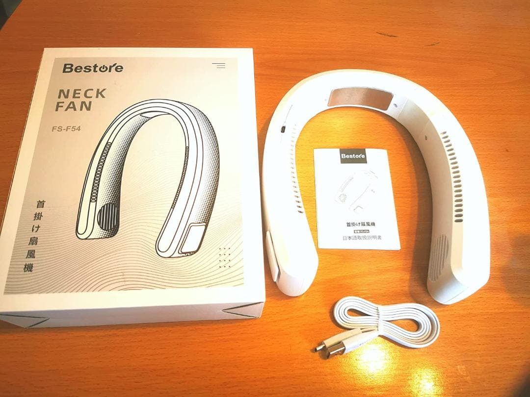 冷却ブレート付き ネッククーラー 携帯扇風機 首掛け