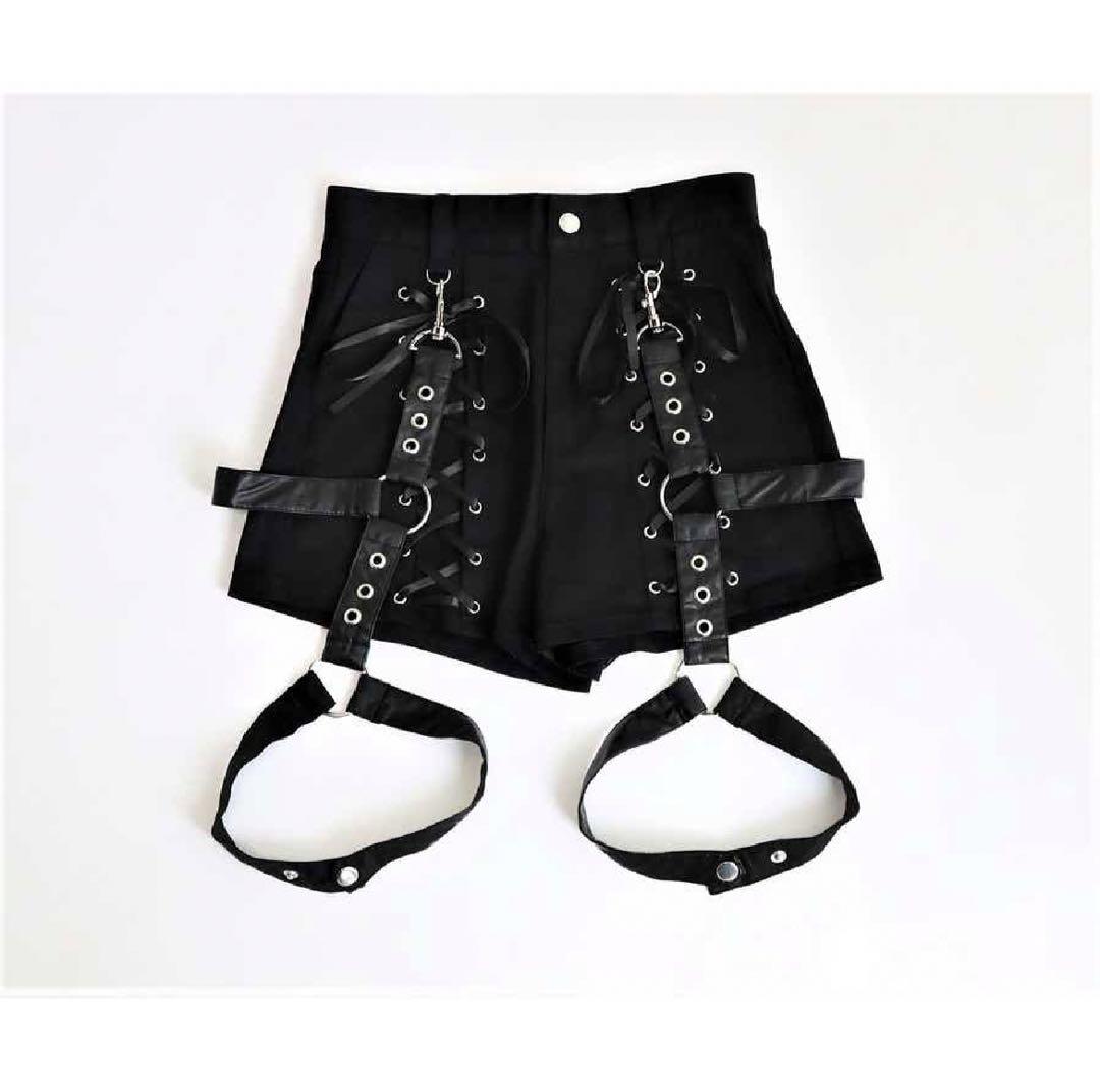 『Amilige/アミリージュ』ガーターベルト付きパンツ