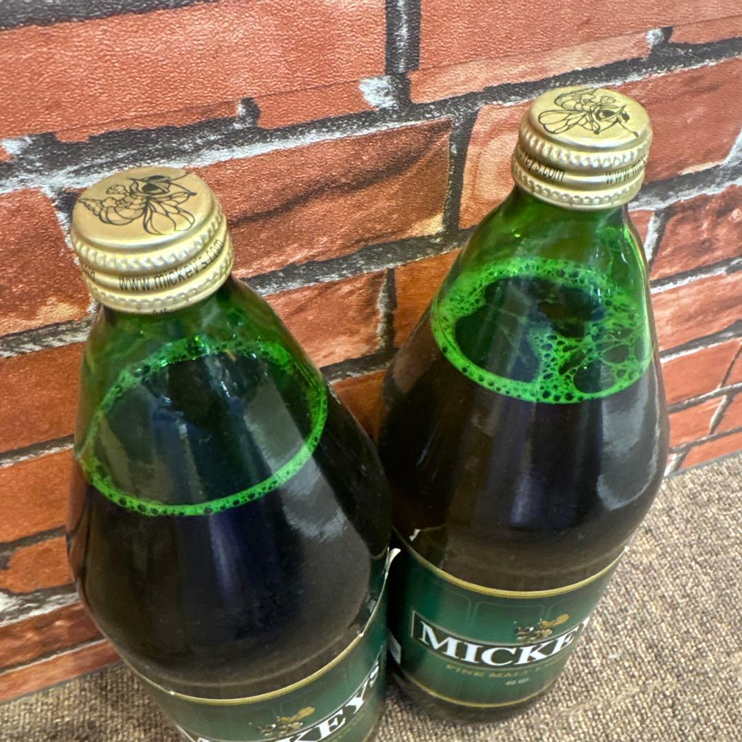 mickey 40oz beer 2本セット olde English