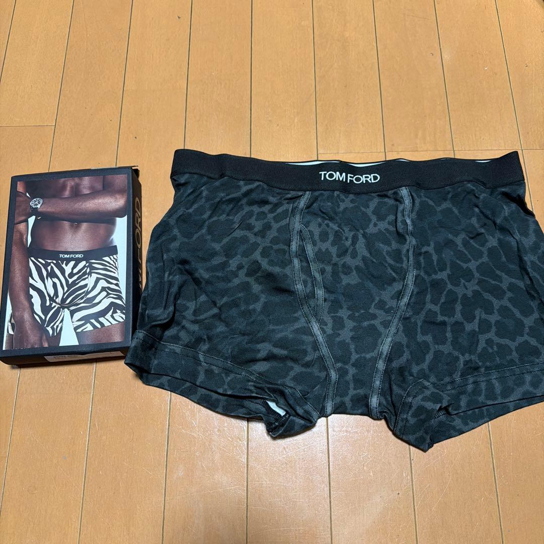 TOM FORD ブラックレオパード ボクサーパンツ　2つ