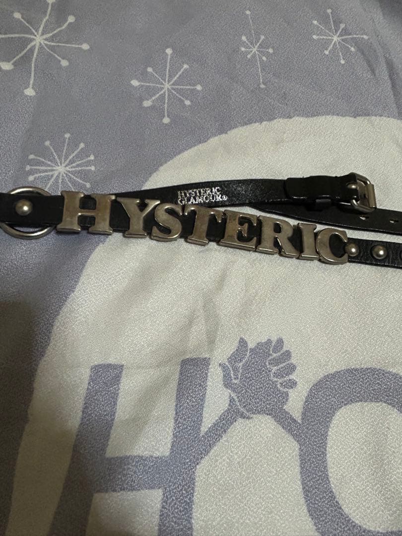 ヒステリックグラマー　スタッズベルト　ロゴタイトベルト