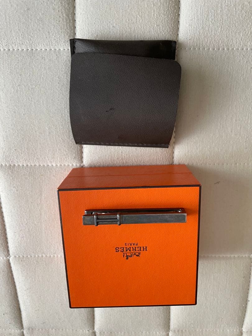 HERMES Hデザイン ネクタイピン タイバー Ag925