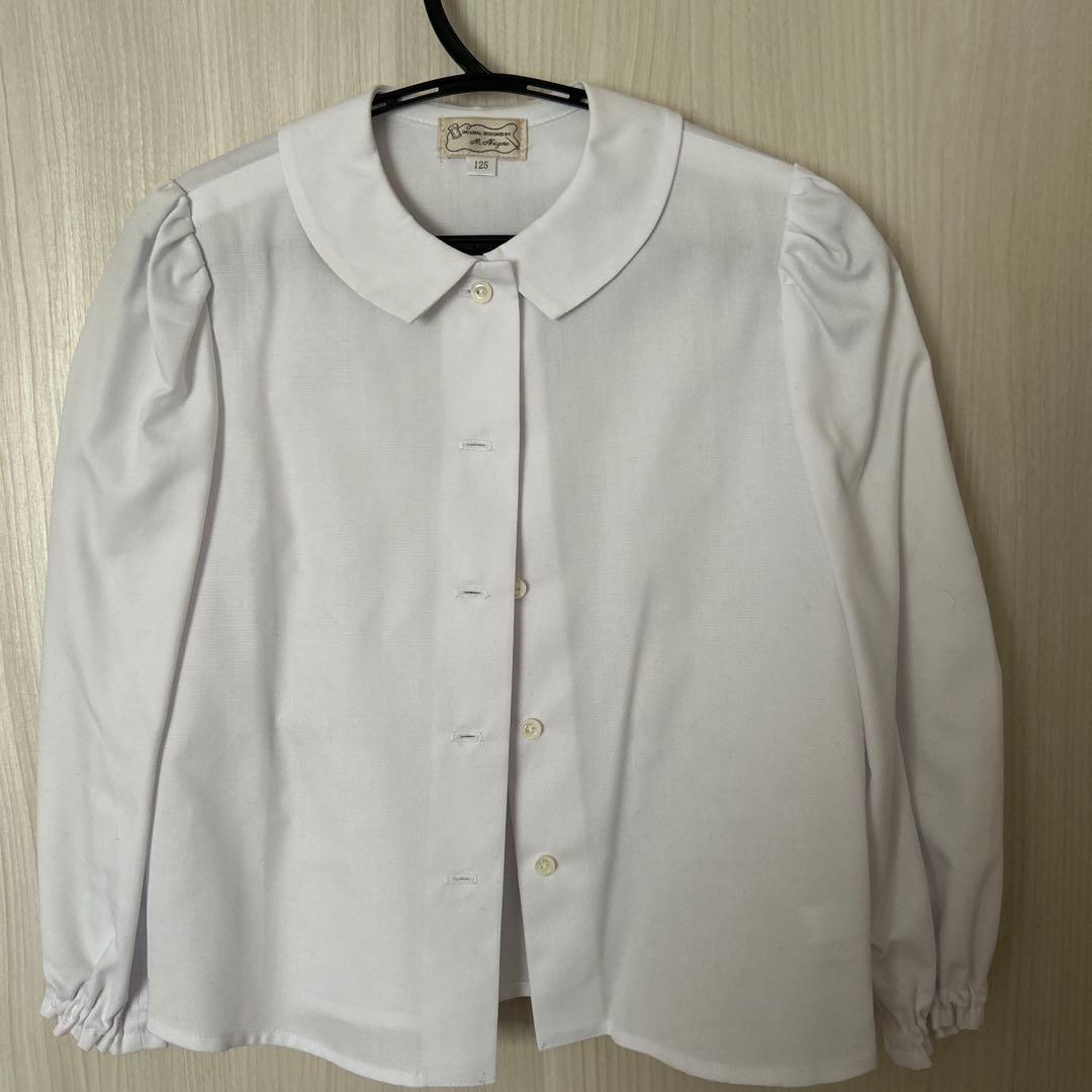 受験ワンピ用ブラウス　125 アトリエ秋山