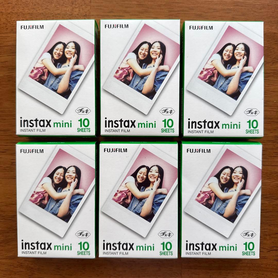 花*火様 チェキフィルム FUJIFILM instax mini 10枚　6箱