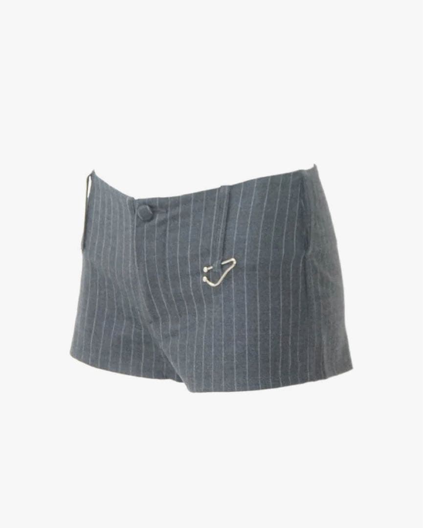 パンツ S symbol biker shorts gray Theredthread