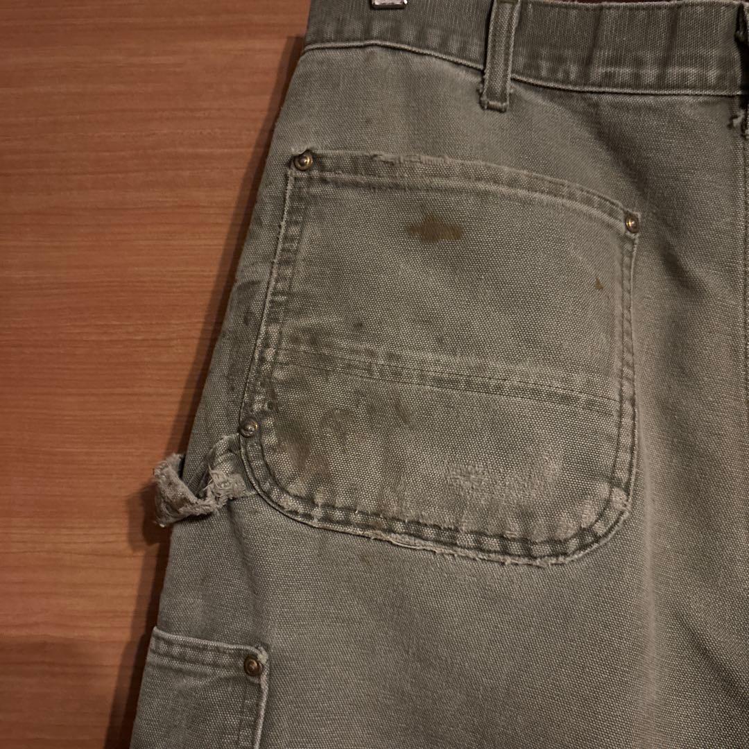 n*e様 Carhartt ダブルニー ペインターパンツ カーキ色 34×30