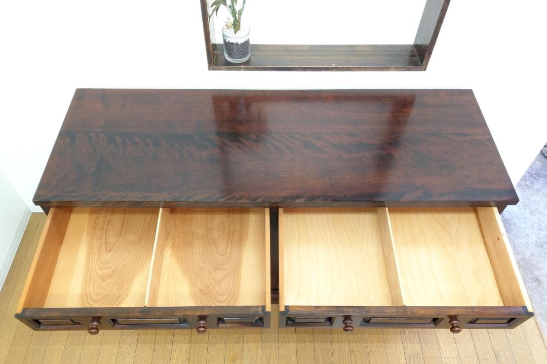 美品 松本民芸家具 キャビネット サイドボード 収納棚 右のみ 幅146cm