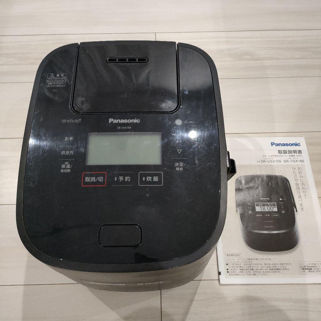 Panasonic 炊飯器 SR-VSX189 １升