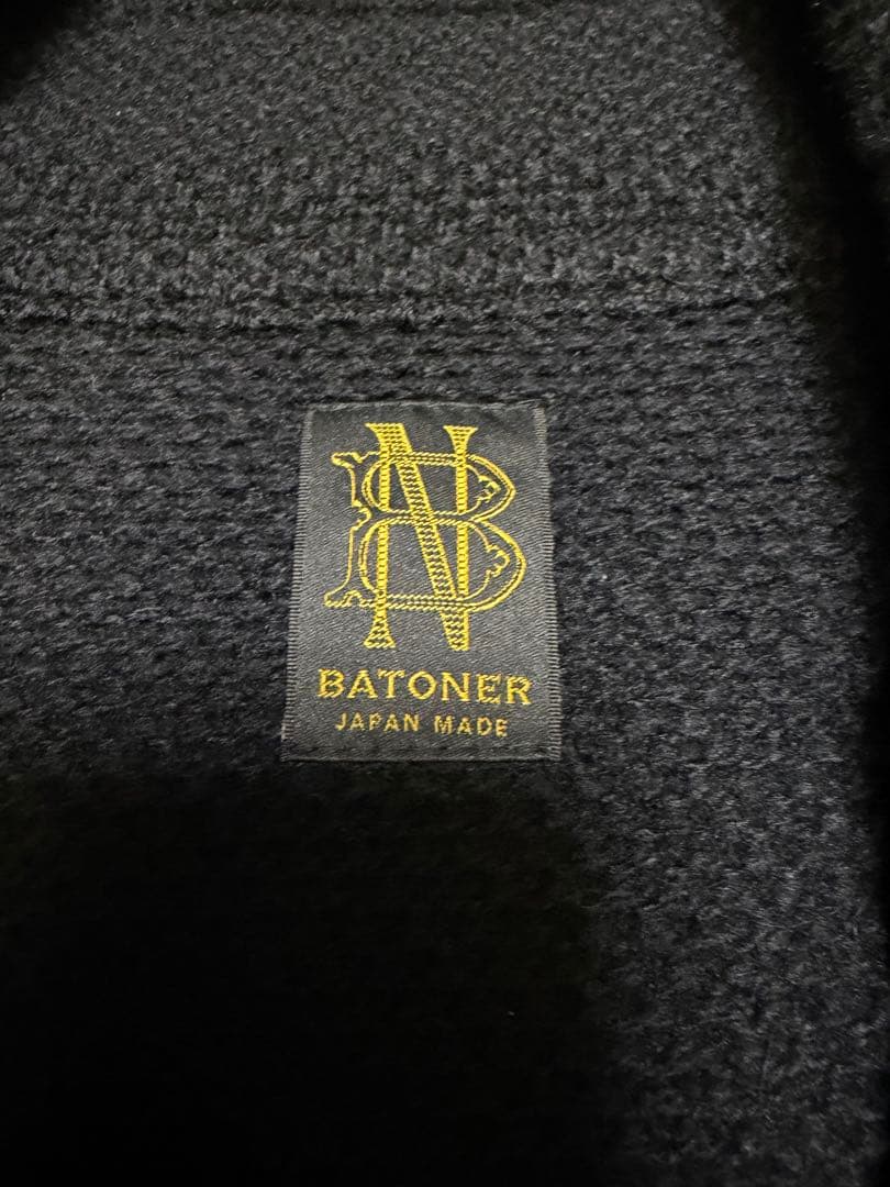 BATONER ウールジャケット サイズ3 ブラック　カジュアルドレス