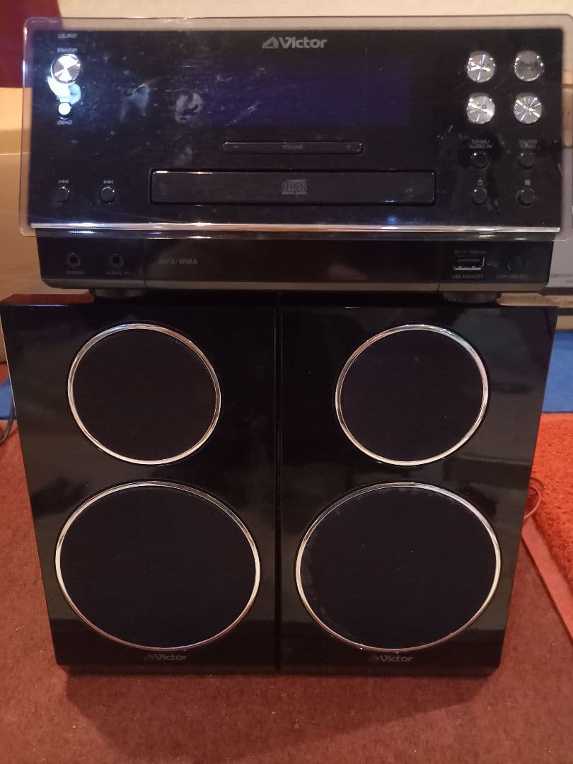 Victor ミニコンポ CDプレーヤー USBポート付き