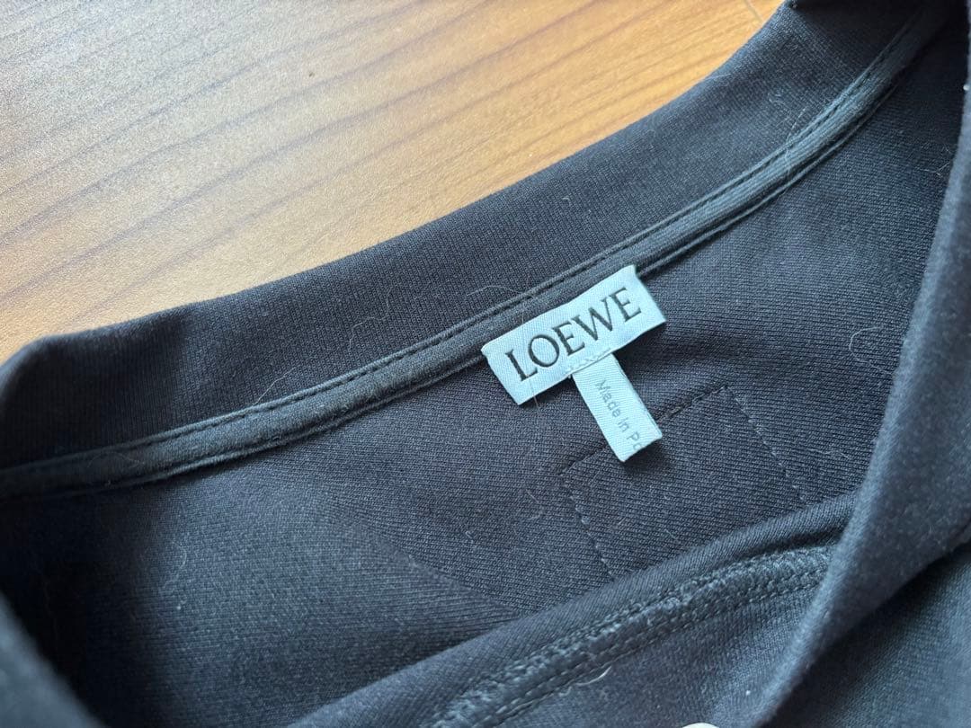 LOEWE ロエベ Cropped Draped T-Shirt M