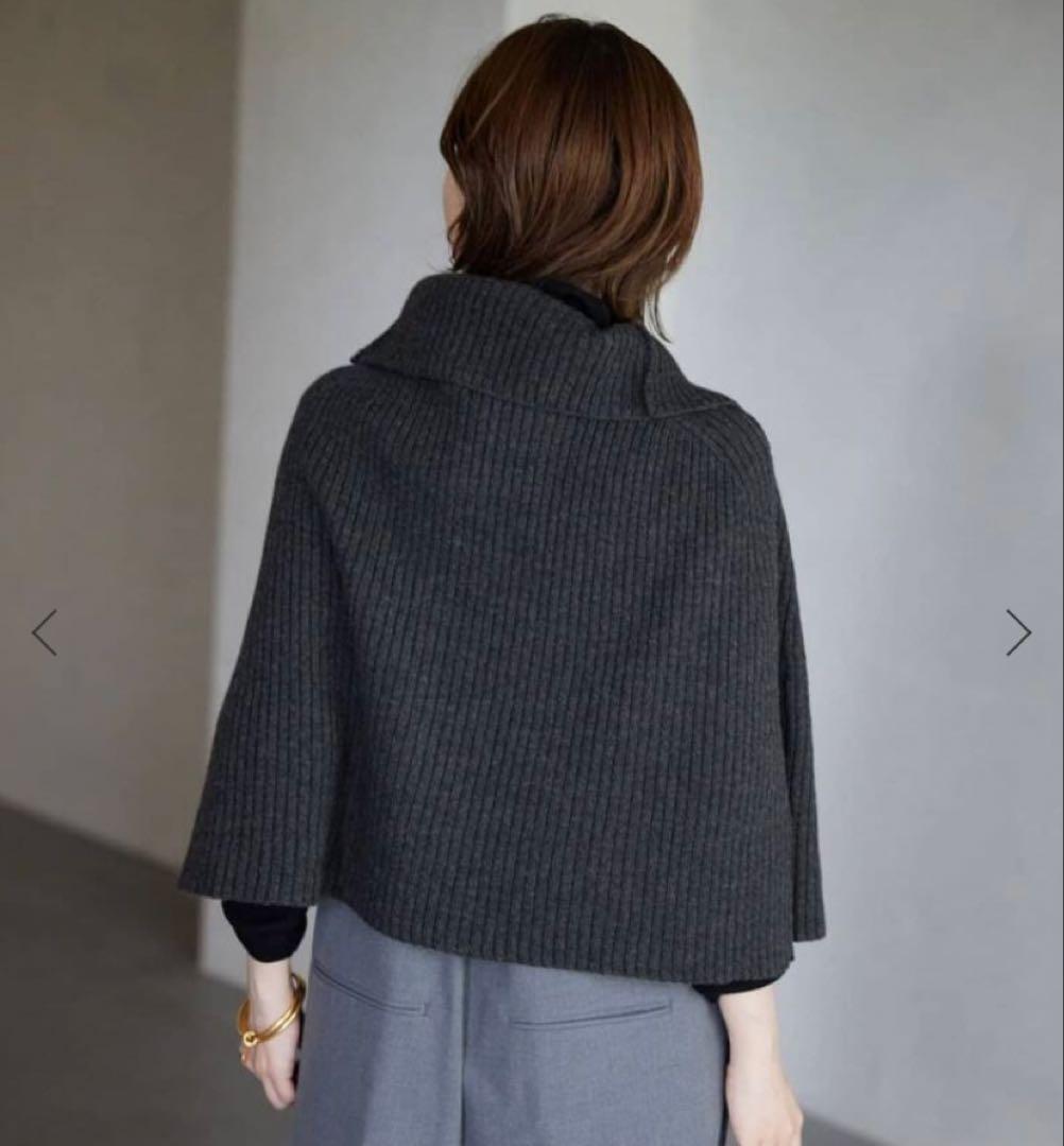 完売品✨未使用タグ付き✨SLOBE IENA ファインウール スヌード　ポンチョ